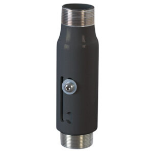 Chief 6-9" Adjustable Extension Column - White - Monteringskomponent (forlengerstang) - for projektor - aluminium - svart - takmonterbar