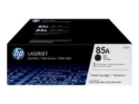 HP 85A - 2-pack - svart - original - LaserJet - tonerpatron (CE285AD)