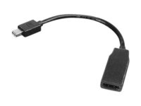 Lenovo - Skjermkabel - Mini DisplayPort (hann) til HDMI (hunn) - 20 cm - for ThinkPad L570; P51; T470; W550; X240; ThinkStation P330 Gen 2; P34X; P350; P520; P620