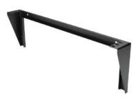 StarTech.com 1U Wall Mount Patch Panel Bracket - 19 in - Steel - Vertical Mounting Bracket for Networking and Data Equipment (RK119WALLV) - Monteringsbrakett - veggmonterbar - svart - 1U - 19" - for P/N: SV831DUSBUK