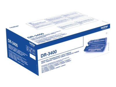 Brother DR3400 - Original - trommelsett - for Brother DCP-L6600, HL-L5100, L5200, L6250, L6300, L6400, L6450, MFC-L6900, L6950, L6970
