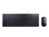 Lenovo Essential Wired Combo - tastatur- og mussett - Norsk