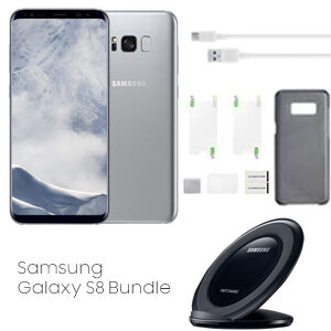 Samsung Galaxy S8+  Bundlet med tilbehør
