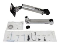 Ergotron LX Arm - Extension and Collar Kit - monteringskomponent (leddarm, stangkrave) - for LCD-skjerm - polert aluminium - skjermstørrelse: inntil 32"