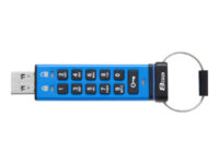Kingston DataTraveler 2000 - USB-flashstasjon - kryptert - 8 GB - USB 3.1 Gen 1