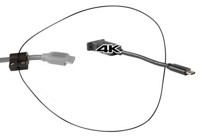Adapterring med HDMI til USB-C