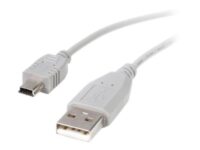 StarTech.com 6 ft Mini USB Cable - A to Mini B - USB to Micro b - 6ft USB to Micro Cable - 6ft Micro USB Cable (USB2HABM6) - USB-kabel - USB (hann) til mini-USB type B (hann) - USB 2.0 - 1.8 m - for P/N: HDBOOST4K2, KITBXAVHDPNA, KITBXDOCKPNA, MOD4AVHDBT, SV565FXHD4KU, SV565HDIP