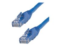 StarTech.com 75ft CAT6 Ethernet Cable, 10 Gigabit Snagless RJ45 650MHz 100W PoE Patch Cord, CAT 6 10GbE UTP Network Cable w/Strain Relief, Blue, Fluke Tested/Wiring is UL Certified/TIA - Category 6 - 24AWG (N6PATCH75BL) - Koblingskabel - RJ-45 (hann) til RJ-45 (hann) - 22.9 m - UTP - CAT 6 - uten hindringer - blå - for P/N: R300WN22GAEU, ST121HD20L, SV565HDIP, USB2001EXT2NA, USB2002EXT2NA, USB2004EXT2NA