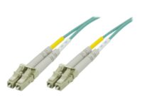 DELTACO - Nettverkskabel - LC multimodus (hann) til LC multimodus (hann) - 5 m - fiberoptisk - 50 / 125 mikroner - OM3