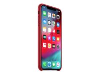 Apple - (PRODUCT) RED - baksidedeksel for mobiltelefon - lær - rød - for iPhone XS Max