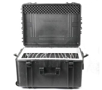 NoteCase for 20 tablets med strømstikk Koffert for 20 tablets