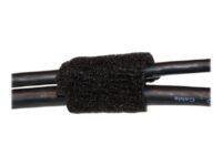 Kondator Velcro - Berøringsholdestropp for kabelstyring - 25 m - svart