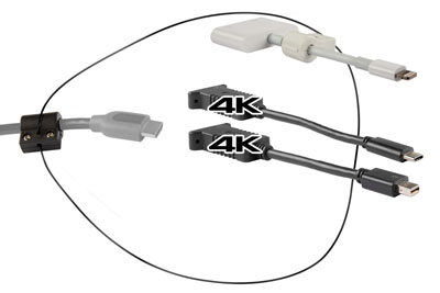 Adapterring med HDMI til Mini DisplayPort 4K, USB-C og Apple Lightning original adapter (MD826ZM/A)