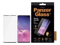 PanzerGlass Case Friendly - Skjermbeskyttelse for mobiltelefon - glass - rammefarge svart - for Samsung Galaxy S10+