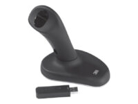 3M Ergonomic Mouse EM550GPL Large - Vertikal mus - høyrehendt - optisk - 3 knapper - trådløs - USB trådløs mottaker - svart