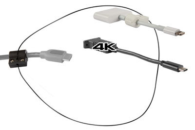 Adapterring med HDMI til USB-C og Apple Lightning original adapter (MD826ZM/A)