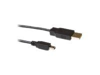 Intronics - USB-kabel - USB (hann) til mini-USB type B (hann) - 5 m - svart