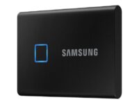 Samsung T7 Touch MU-PC500K - Solid State Drive - kryptert - 500 GB - ekstern (bærbar) - USB 3.2 Gen 2 (USB-C kontakt) - 256-bit AES - svart