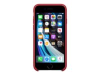 Apple - (PRODUCT) RED - baksidedeksel for mobiltelefon - lær - rød - for iPhone 7, 8, SE (2nd generation)