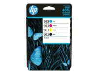 HP 963 - 4-pack - svart, gul, cyan, magenta - original - blekkpatron