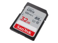 SanDisk Ultra - Flashminnekort - 32 GB - UHS-I U1 / Class10 - SDHC UHS-I