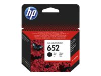 HP 652 - fargestoffbasert svart - original - Ink Advantage - blekkpatron