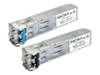 Moxa SFP-1GZXLC - SFP (mini-GBIC) transceivermodul - GigE - 1000Base-ZX - LC-enkeltmodus - opp til 80 km - 1550 nm