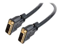 C2G Pro Series - DVI-kabel - enkeltlenke - DVI-D (hann) til DVI-D (hann) - 15.2 m - plenum - svart