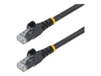 StarTech.com 2m LSZH CAT6 Ethernet Cable, 10 Gigabit Snagless RJ45 100W PoE Network Patch Cord with Strain Relief, CAT 6 10GbE UTP, Black, Individually Tested/ETL, Low Smoke Zero Halogen - Category 6 - 24AWG (N6LPATCH2MBK) - Koblingskabel - RJ-45 (hann) til RJ-45 (hann) - 2 m - 6 mm - UTP - CAT 6 - uten hindringer - svart