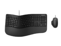 Microsoft Ergonomic Desktop - tastatur- og mussett - Nordisk (dansk/finsk/norsk/svensk) - svart