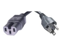 HPE - Strømkabel - JIS C 8303 (hann) til IEC 60320 C15 - 2.5 m