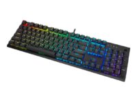 CORSAIR Gaming K60 RGB PRO Low Profile - Tastatur - bakgrunnsbelyst - USB - Nordisk - tastsvitsj: CHERRY MX Low Profile RGB Speed - svart