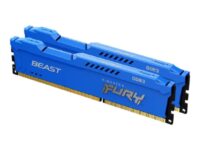 Kingston FURY Beast - DDR3 - sett - 8 GB: 2 x 4 GB - DIMM 240-pin - 1866 MHz / PC3-14900 - CL10 - 1.5 V - ikke-bufret - ikke-ECC - blå