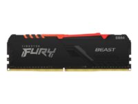 Kingston FURY Beast RGB - DDR4 - modul - 32 GB - DIMM 288-pin - 3000 MHz / PC4-24000 - CL16 - 1.35 V - ikke-bufret - ikke-ECC - svart