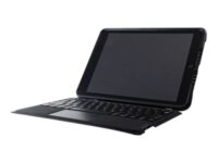 OtterBox Unlimited Series - Tastatur og folioveske - med styrepute - Bluetooth - Nordisk - svart krystall tastatur, svart krystall boks - for Apple 10.2-inch iPad (7. generasjon, 8. generasjon)