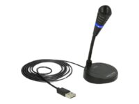 Delock - Mikrofon - USB - svart