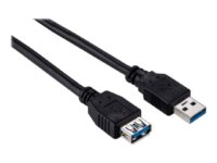 Elivi - USB-kabel - USB-type A (hann) til USB-type A (hunn) - USB 3.0 - 1 m - formstøpt - svart