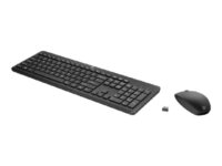 HP 230 - tastatur- og mussett - Pan Nordic - hvit