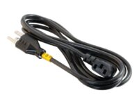C2G 12ft 18 AWG Universal Right Angle Power Cord (NEMA 5-15P to IEC320C13R) - Strømkabel - NEMA 5-15 (hann) til power IEC 60320 C13 - 3.7 m - formstøpt, 90° kontakt - svart