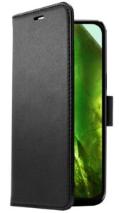 Screenor Smart - Lommebokdeksel for Google Pixel 9 og 9 Pro - svart lær