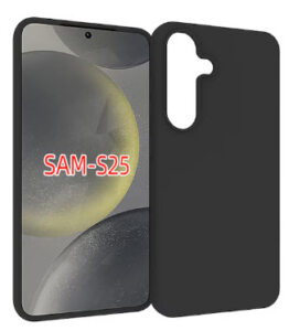 Deksel for Galaxy S25 (svart)