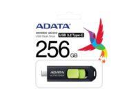 ADATA UC300 - USB-flashstasjon - 256 GB - USB 3.2 Gen 1 / USB-C - svart, grønn