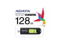 ADATA UC300 - USB-flashstasjon - 128 GB - USB 3.2 Gen 1 / USB-C - svart, grønn