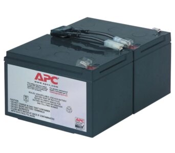 APC Replacement Battery Cartridge #6 - UPS battery - 1 x battery - Lead Acid - black - for P/N: SMC1500IC, SMT1000I-AR, SMT1000IC, SUA1000ICH-45, SUA1000I-IN, SUA1000J3W, SUA1500J3W