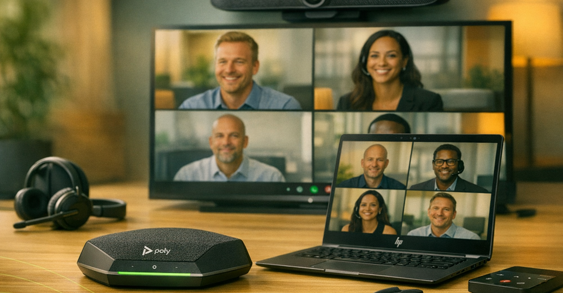 Hybridmøter med HP og Poly