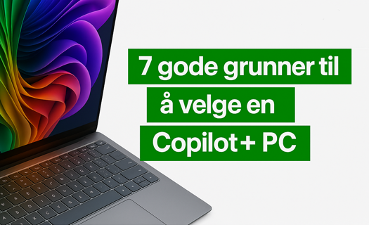 7 gode grunner til å velge copilot+ pc