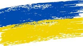 Illustrasjon av det ukrainske flagget