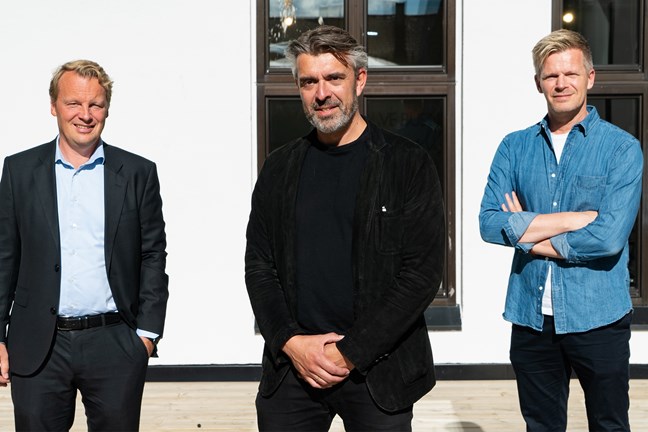 Fra venstre Jon Christian Hillestad, Eirik Norman Hansen og Christian Brosstad.foto