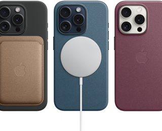 iPhone 15 viser MagSafe-tilbehør