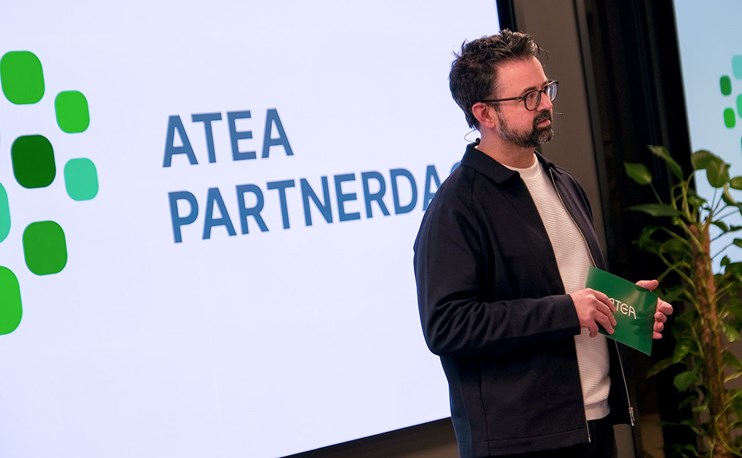 Joachim presenterer på Atea Partnerdagen